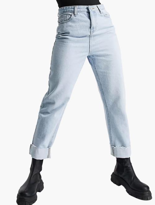 Urban Bliss Blue Wash Relaxed Straight Leg Jeans