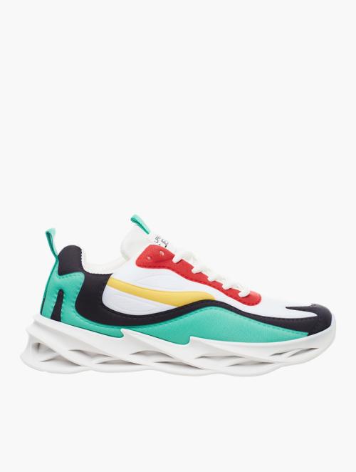 Urbanart Turquoise Buzz 1 Mesh Lace-Up Sneakers