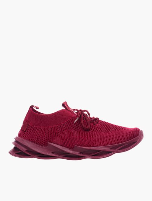 Urbanart Youths Red Buzz 5 Knit Sneakers