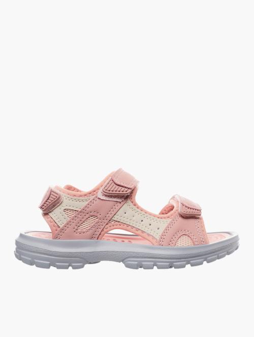 Urbanart Pink Kids Venture 1 Faux Nubuck Sandals