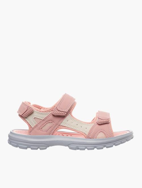 Urbanart Pink Youths Venture 1 Faux Nubuck Sandals