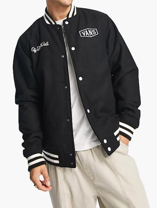 Vans Black & White Varsity Jacket