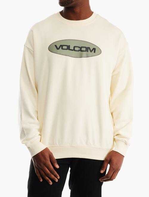 Volcom White Flash Roundabout Crew Sweatshirt
