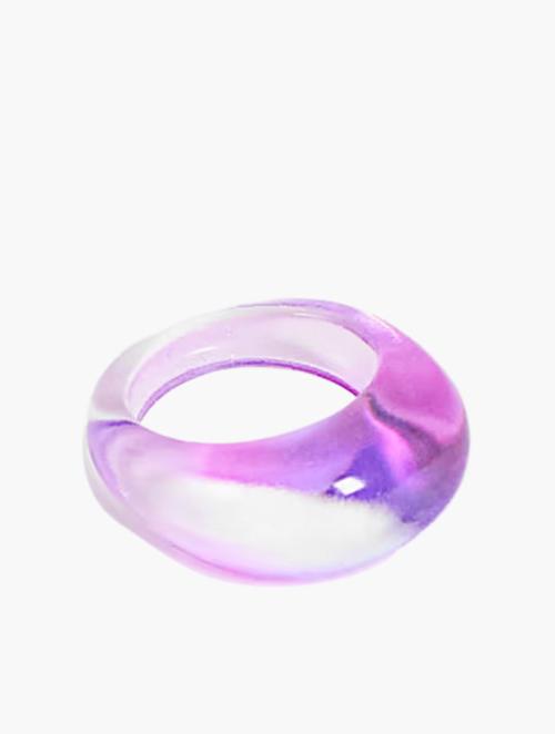 Weekday Purple Plastic Ring