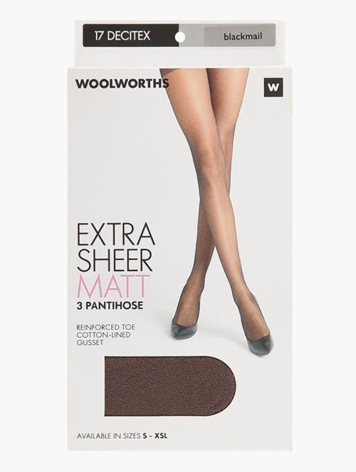 Woolworths Black Extra Sheer Pantihose