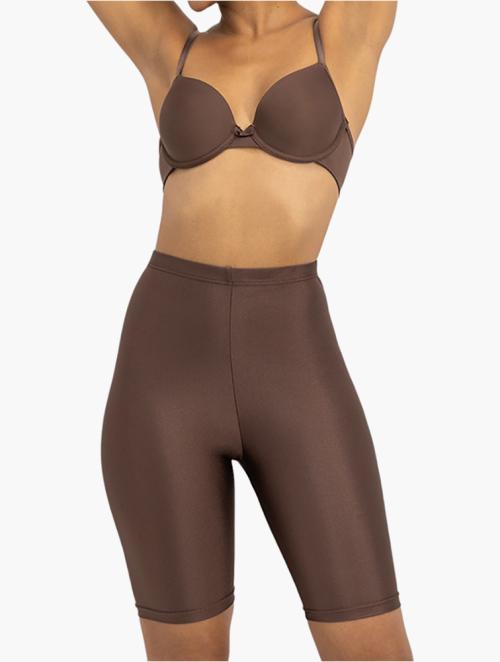 Woolworths Brown Stretchy Cycling Shorts