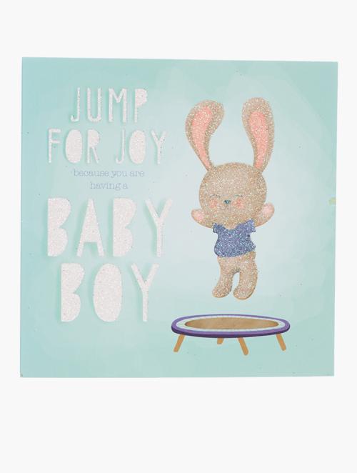 Woolworths Sage Baby Boy Joy Card