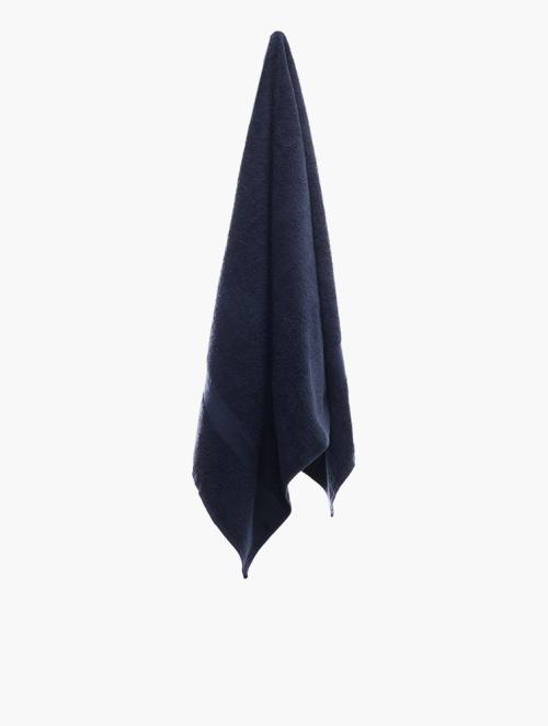 Woolworths Dark Navy Brights Cotton Bath Sheet