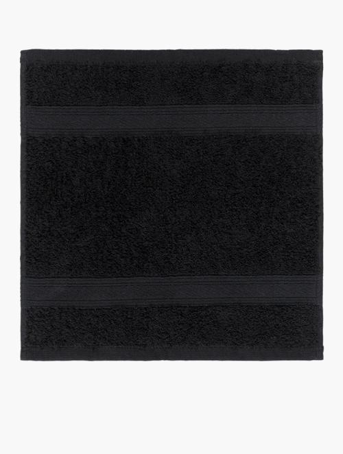 Woolworths Black Cotton Face Cloth