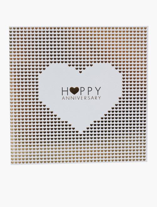 Woolworths Multi Anniversary Hearts Card