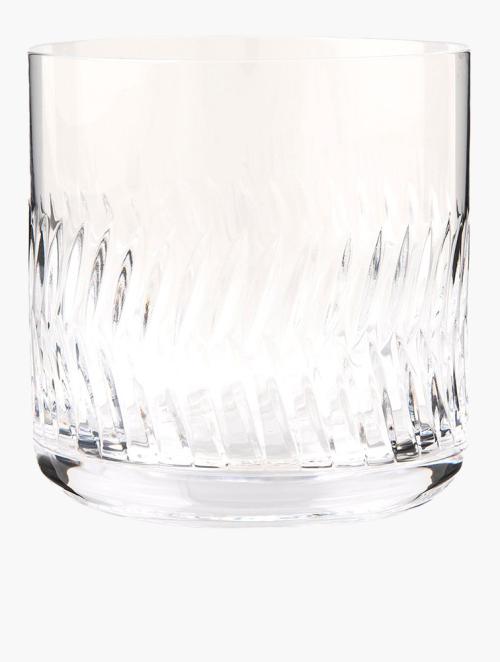 W Collection Clear Cut Lead Free Whisky Glass