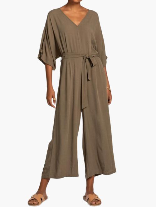 Woolworths Khaki Belted Jumpsuit