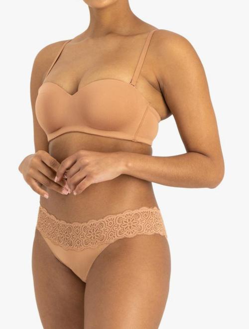 JT One Mocha Padded Non-wired Multiway Bra