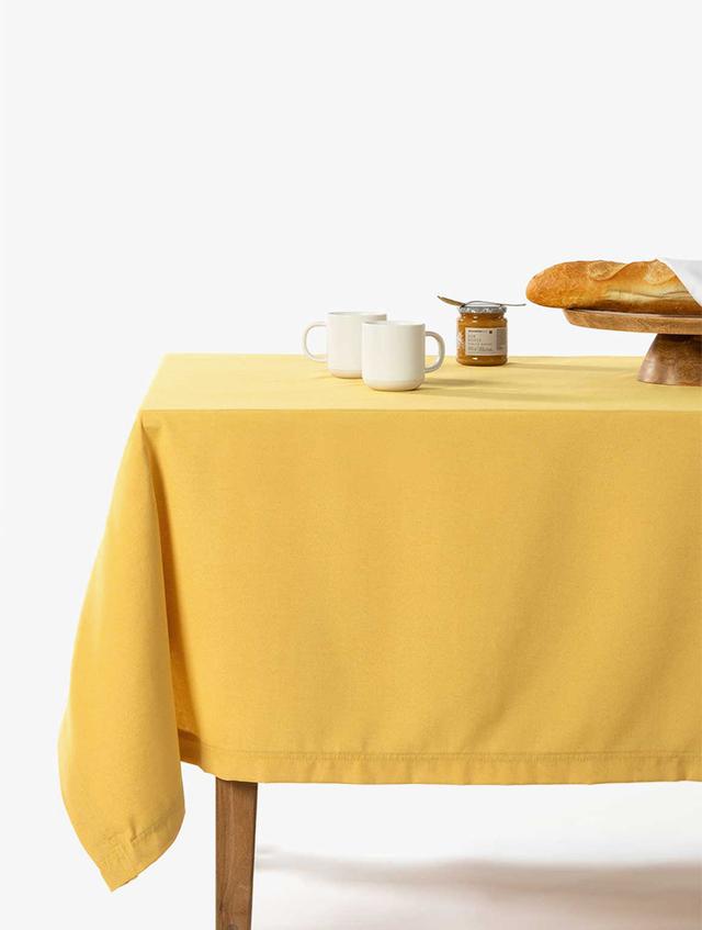 Woolworths Yellow Hemstitch Tablecloth 230x180cm
