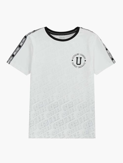 (&US) White School Sports T-shirt
