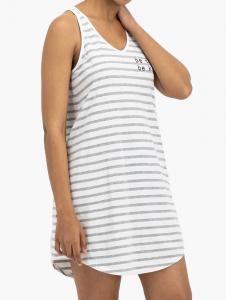 Woolworths Grey Striped Slogan Nightdress