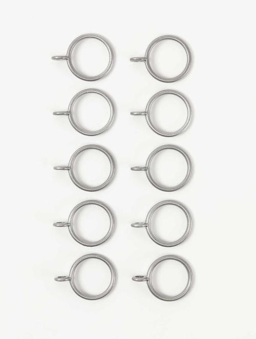 Woolworths Silver Curtain Rings 10 Pack