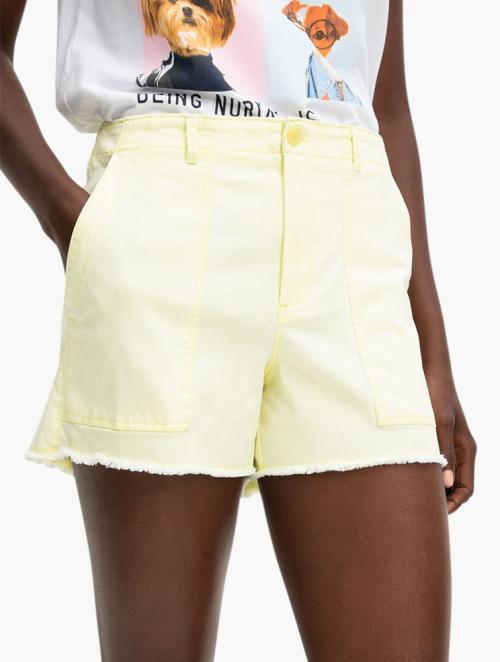 Woolworths Lime Green Frayed Chino Shorts