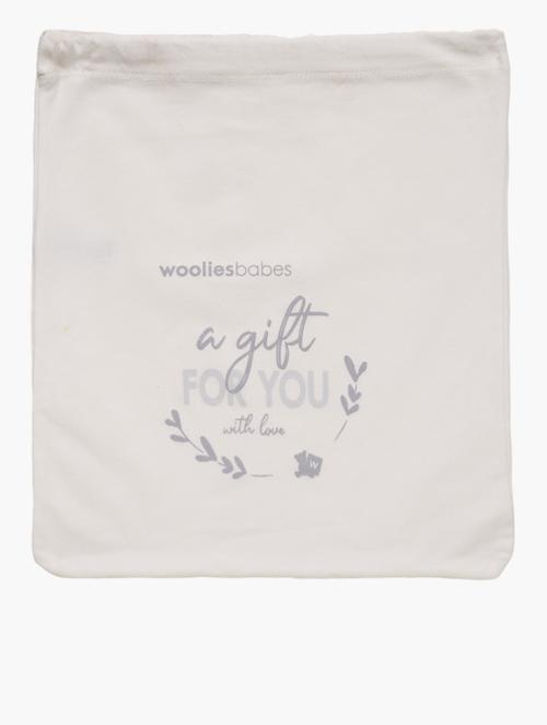 Wooliesbabes White Infants Car Print Sleepsuit Gift Set
