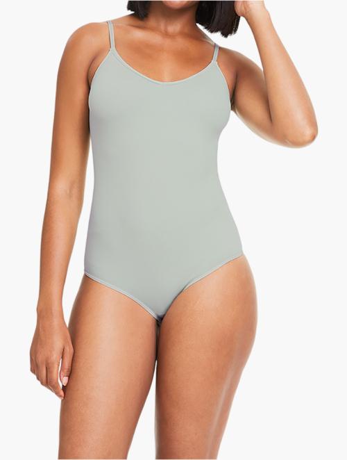 Woolworths Sage Strappy Ribbed Seamless Bodysuit
