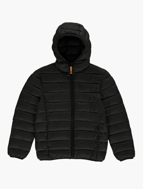 (&US) Black Packable Puffer Jacket