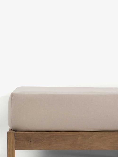 W Collection Natural Hemp Blend Extra Depth & Extra Length 400TC Fitted Sheet