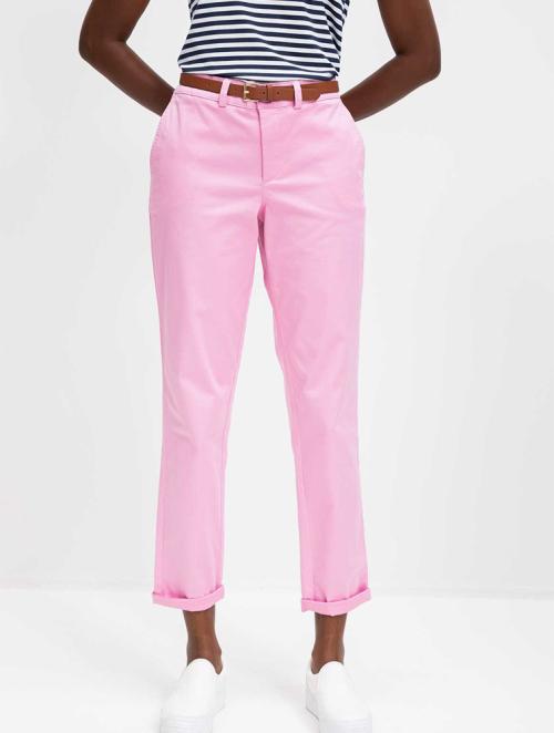 Woolworths Dusty Pink Regular Leg Stretch Twill Chinos