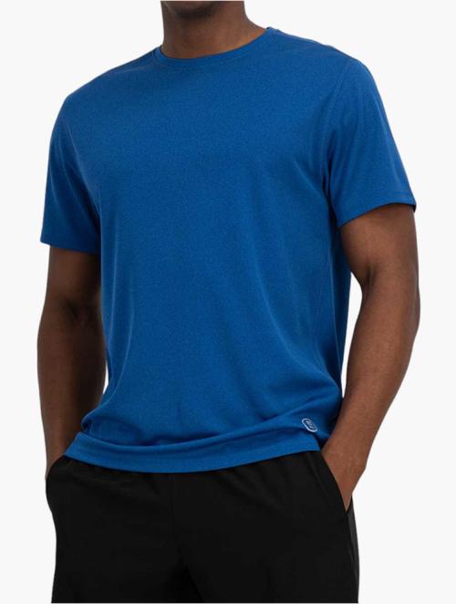 Woolworths Blue Melange Slim Fit Active T-shirt