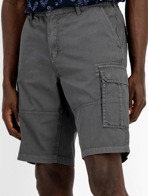 Woolworths Charcoal Regular Fit Cotton Cargo Shorts