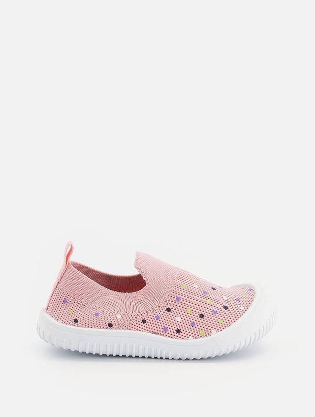 Woolworths Pink Spotty Stretch Bumper Shoes