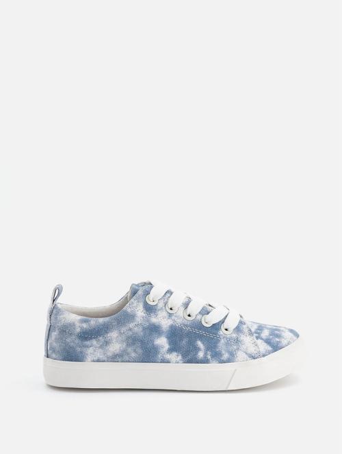 (&US) Indigo Washed Denim Sneakers