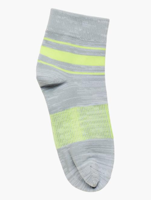 Woolworths Grey Melange Cool Tech Socks 2 Pack