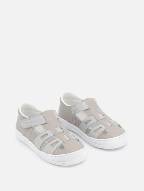 Woolworths Grey T-Bar Leather Shoes