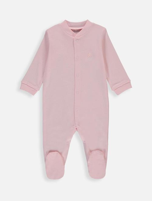 Woolworths Pink Plain Popper Sleepsuit