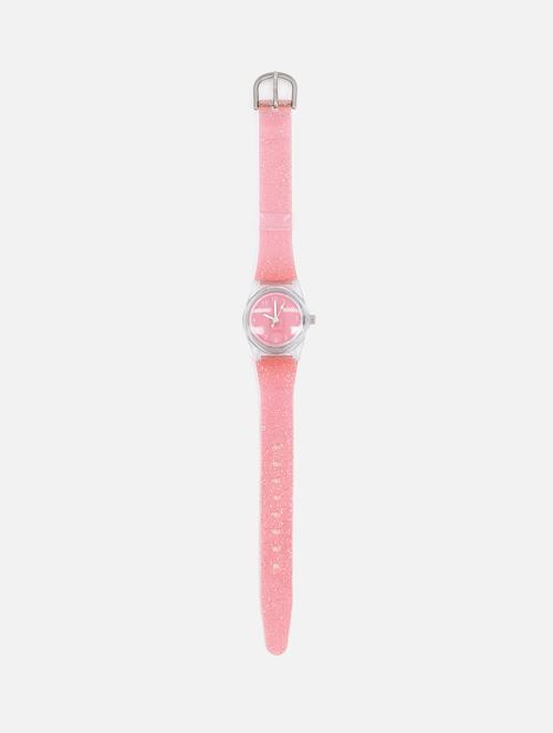 Woolworths Pink Jelly Glitter Watch