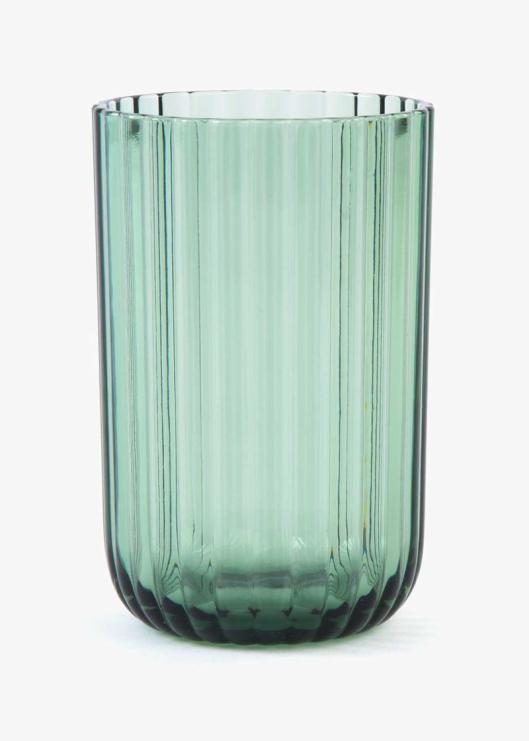 Woolworths Green Ribbed Outdoor Hi Ball Glass