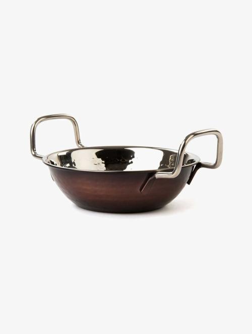 Woolworths Silver Stainless Steel Metal Bowl With Handles