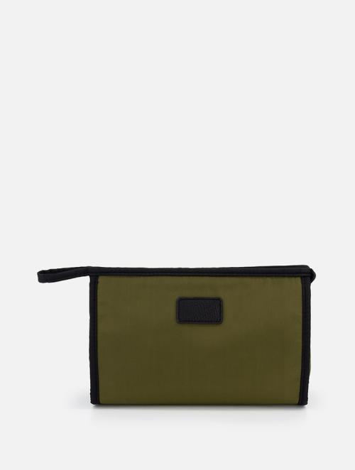 WBeauty Olive Mens Triangle Grooming Compact Bag