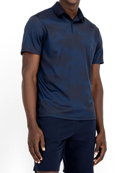 Edition Navy Camouflage Slim Fit Active Golfer