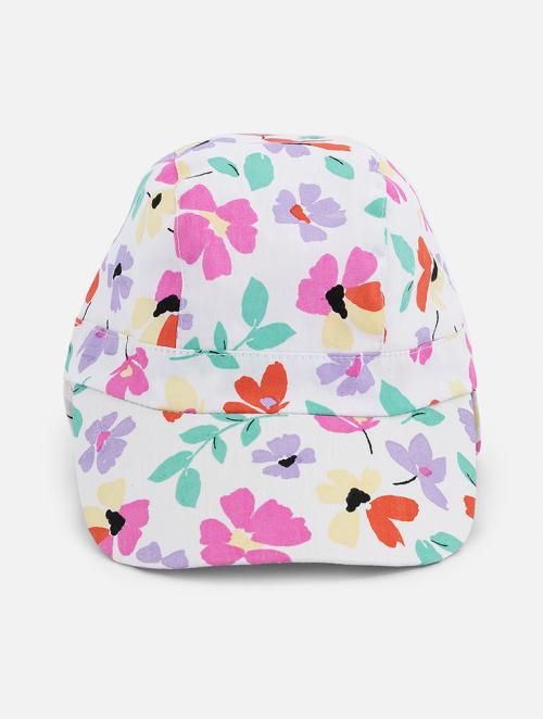 Woolworths Multi Floral Print Flap Cap