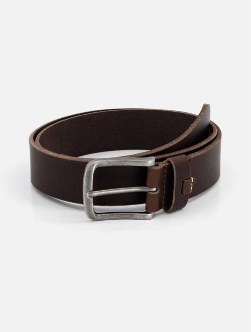 Woolworths Brown Burnished Buckle Leather Belt
