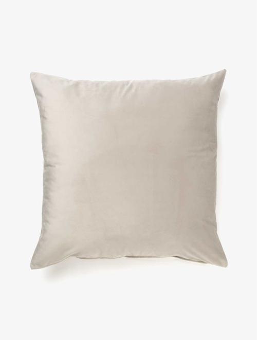 Woolworths Natural Plain Velvet Scatter Cushion Cover 50x50cm