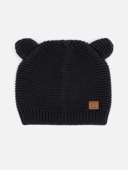 Woolworths Charcoal Fine Knit Cotton Beanie