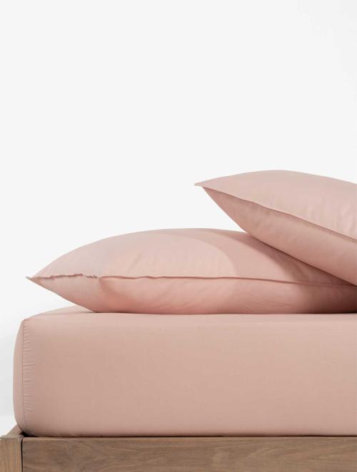 Woolworths Light Pink Washed Cotton King Pillow Cases 2 Pack