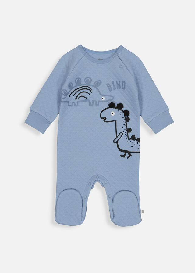 Woolworths Blue Dino Quilted Sleepsuit