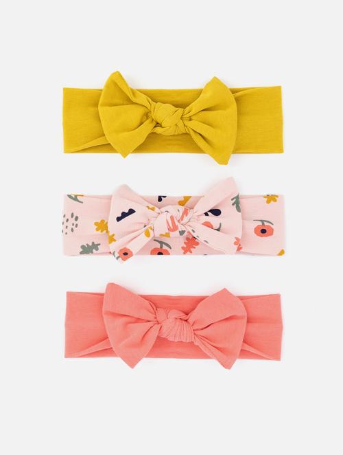 Woolworths Pink Abstract Print Headbands 3 Pack