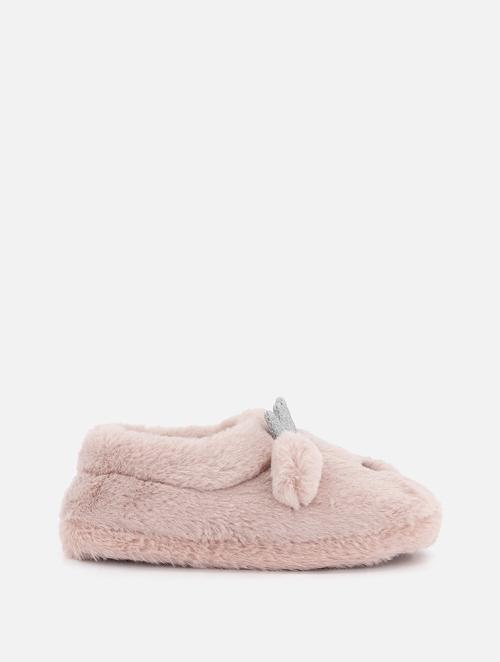 Woolworths Pink Sparkle Crown Slippers