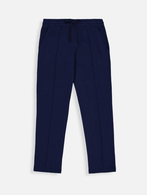 Woolworths Navy Pintuck Fleece Joggers