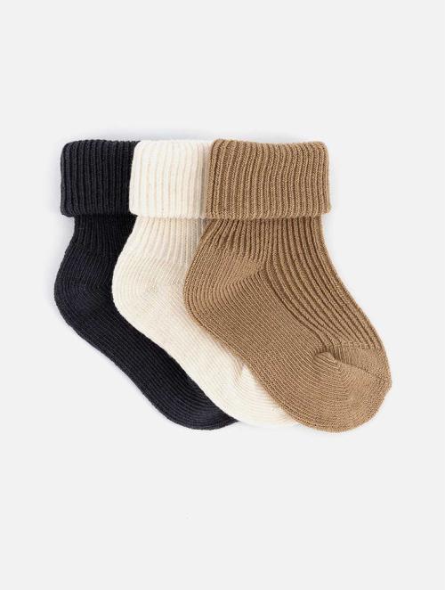 Woolworths Multi Ribbed Cotton Rich Socks 3 Pack