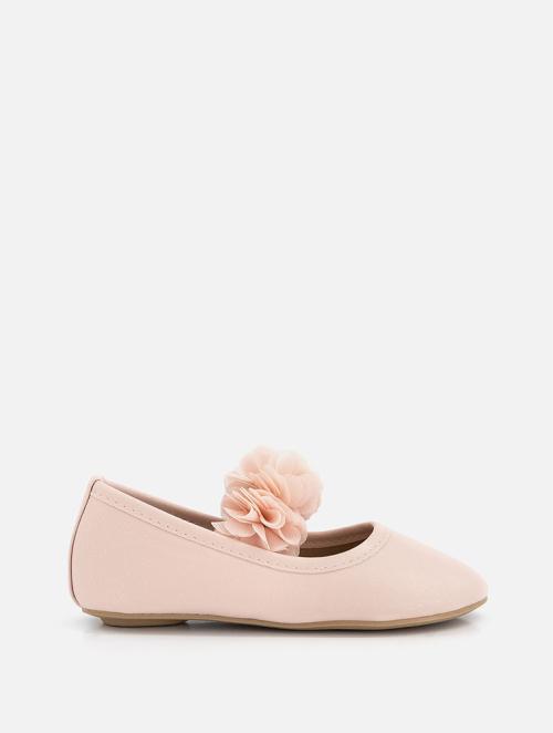 Woolworths Pink Younger Girl Flower Pumps 